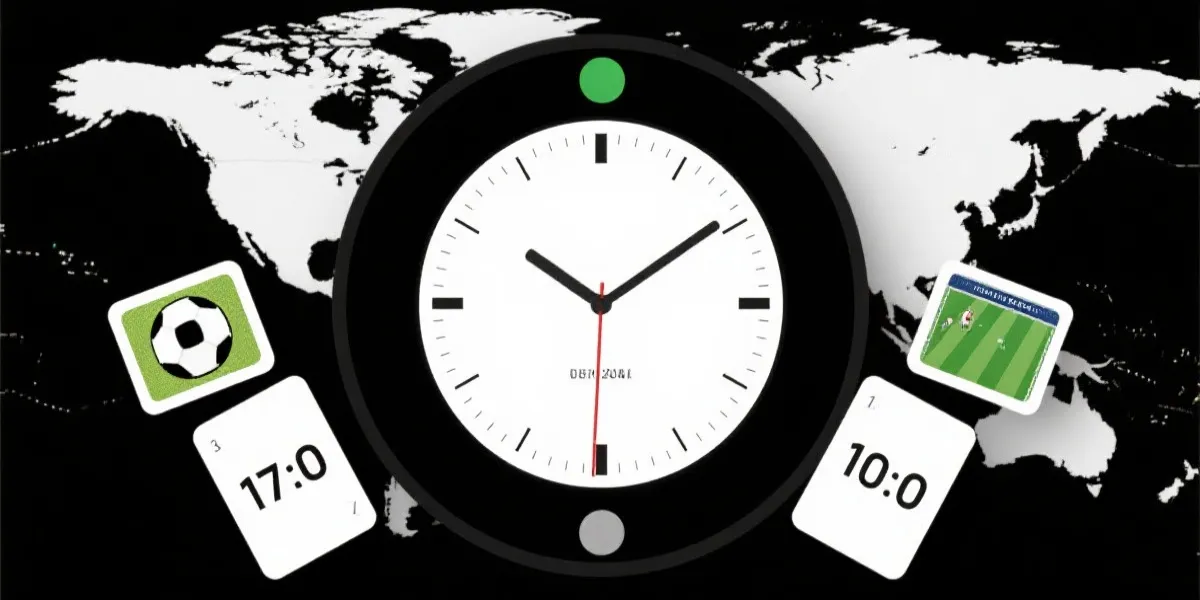 世界杯比赛时间转换示意图
